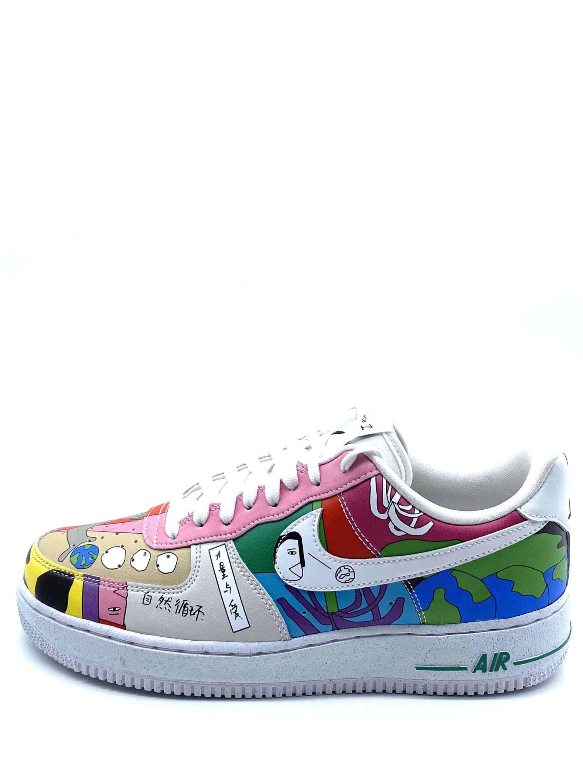 ruohan wang x nike air force 1 flyleather