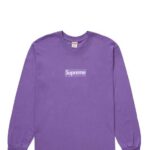 Supreme Box Logo L/S Tee "Purple"