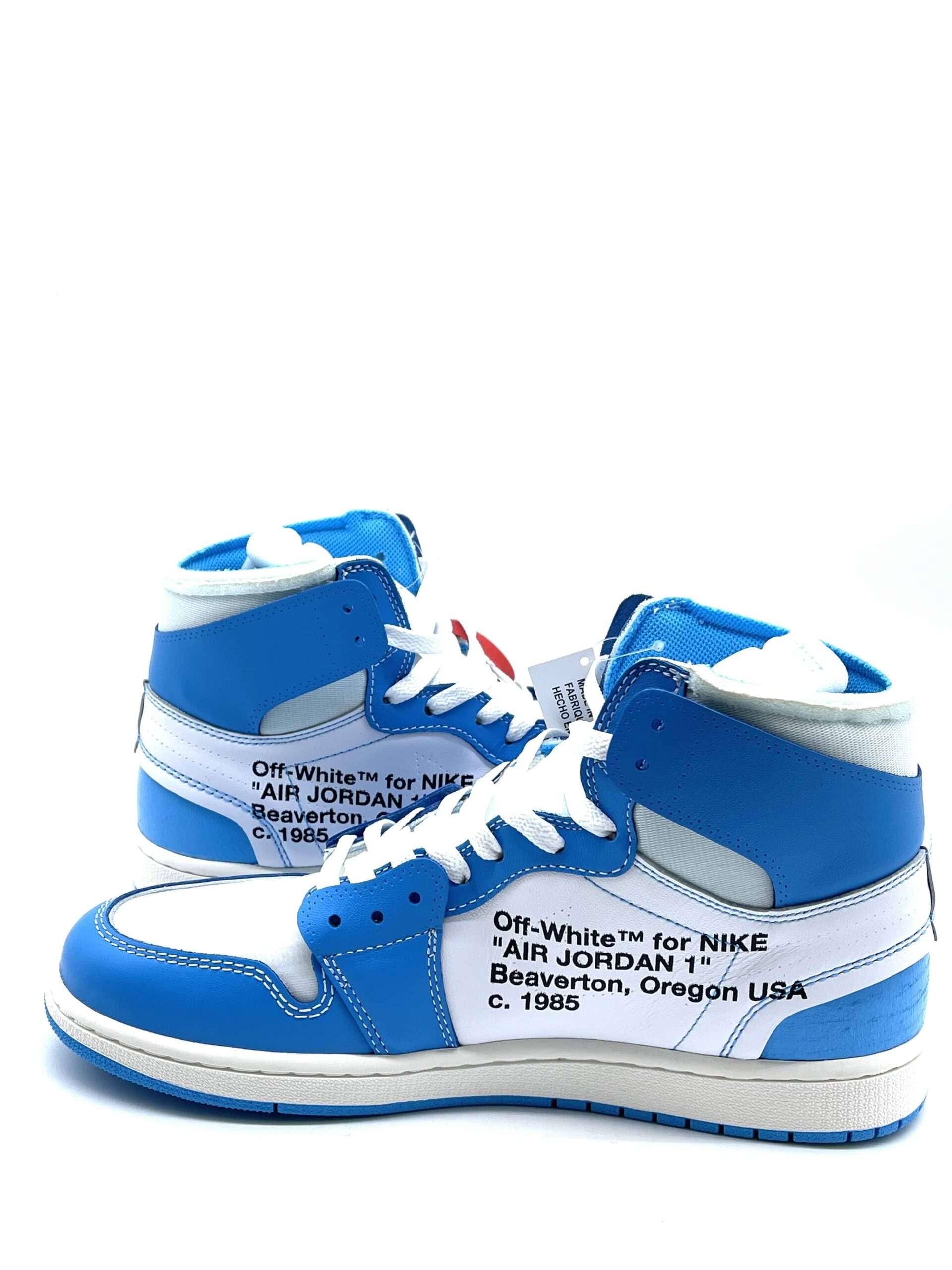 jordan x off white university blue
