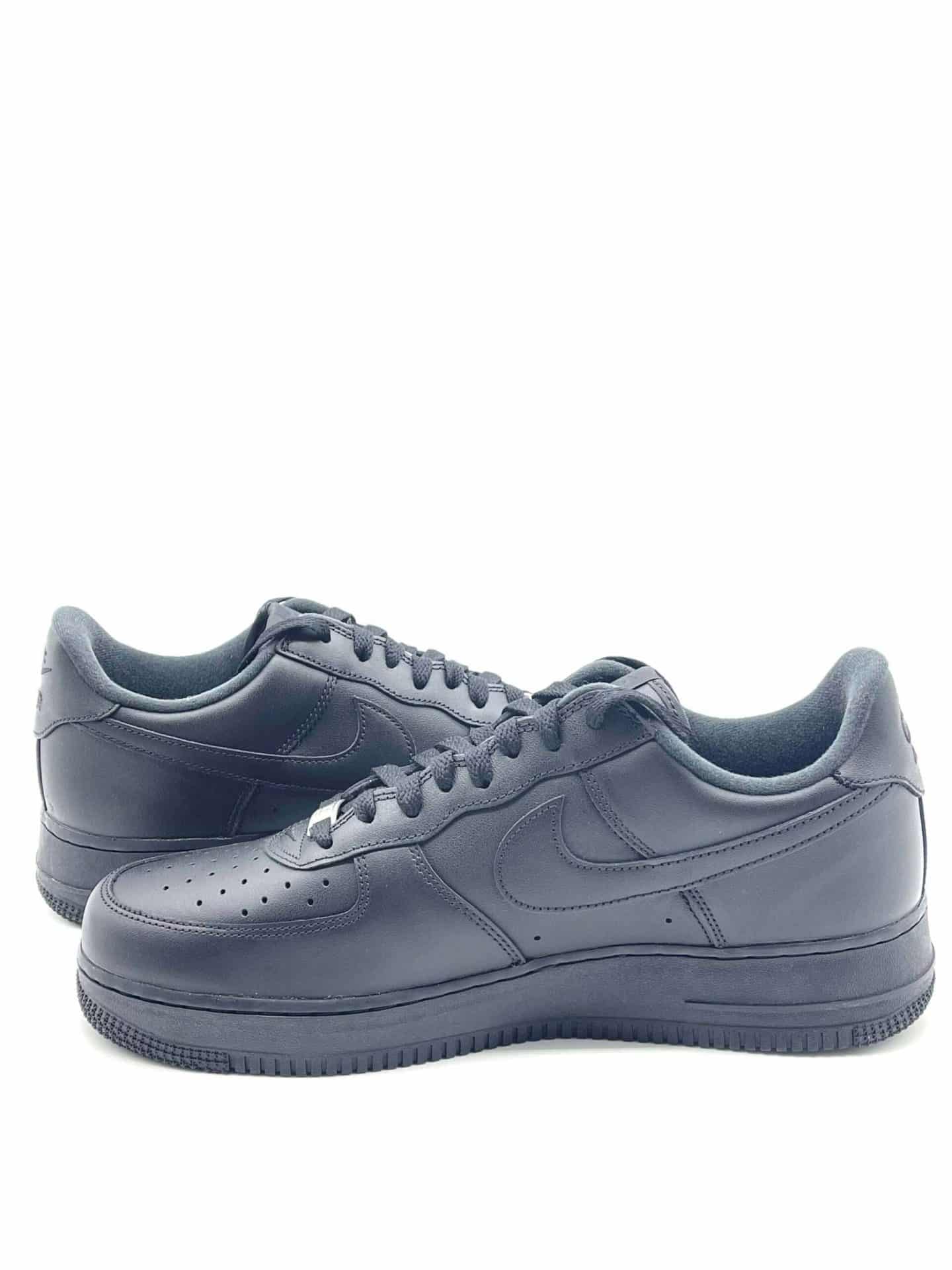 nike air force 1 x supreme black