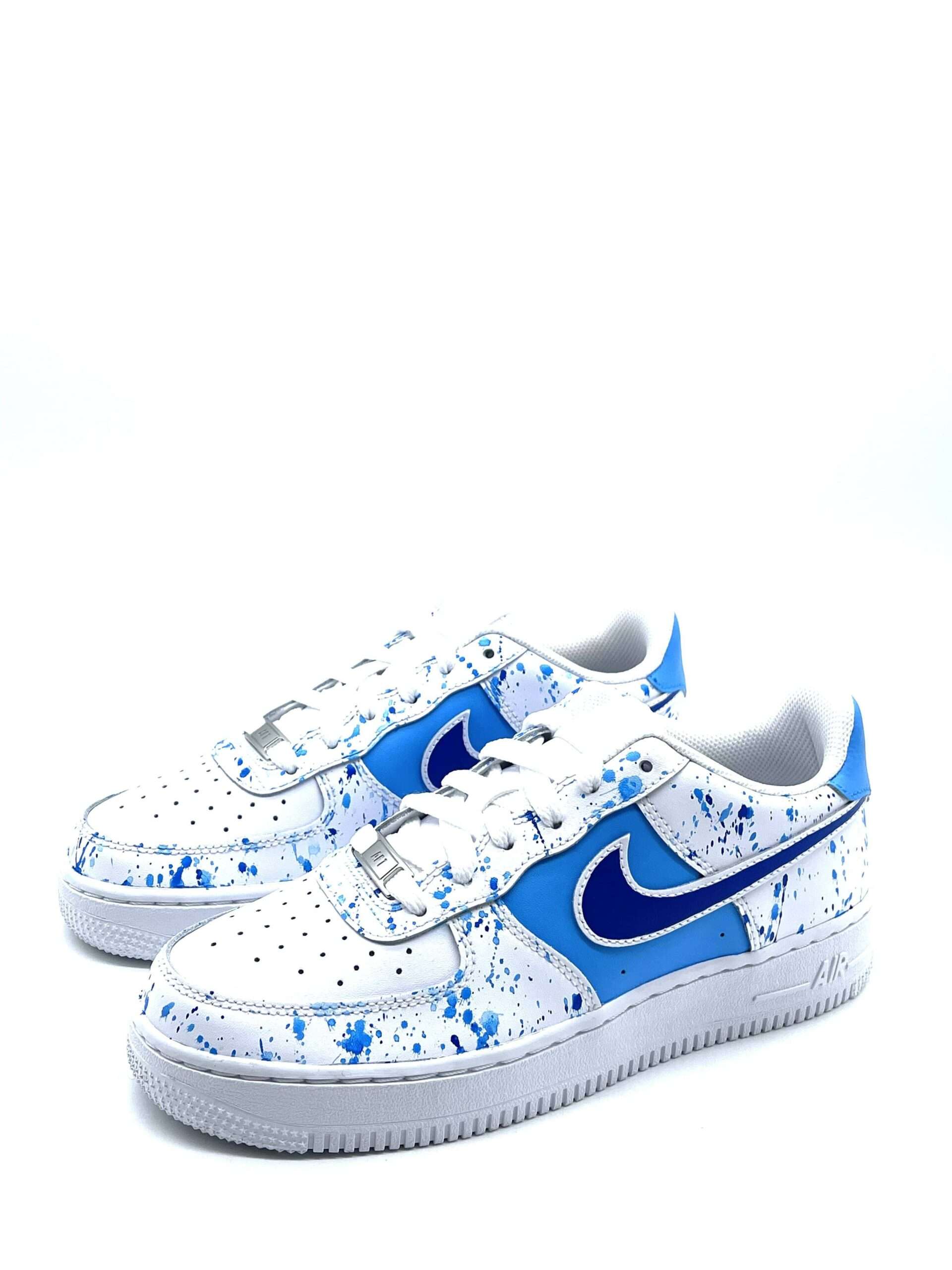 nike air force scribble blue