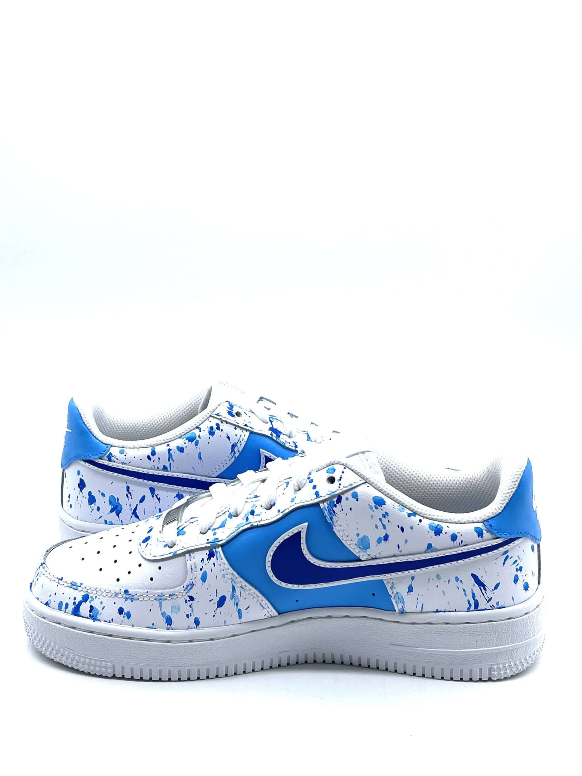 blue scribble air force 1