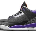 Jordan 3 Retro "Black Court Purple"
