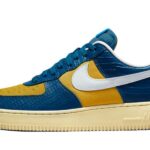 Air Force 1 x Undefeated "5 On It Blue/Yellow"