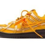 Air Rubber Dunk x Off-White "University Gold"